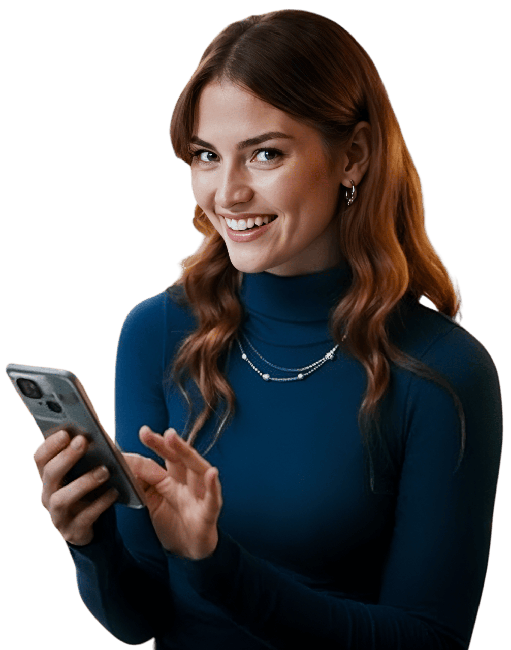 Representante comercial sorrindo